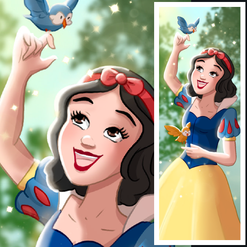 Snow White Bookmark