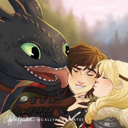 “Toothless, you know that doesn’t wash out!”